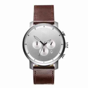 Wholesale men wristwartches hand watch price leather custom logo watches date wrist watch men